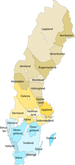 small provinces sweden